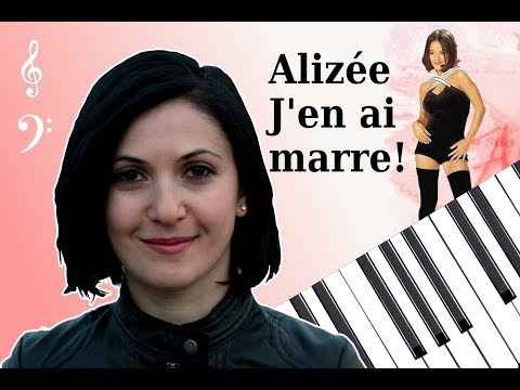 Alizée - J'en ai marre! Piano Tutorial